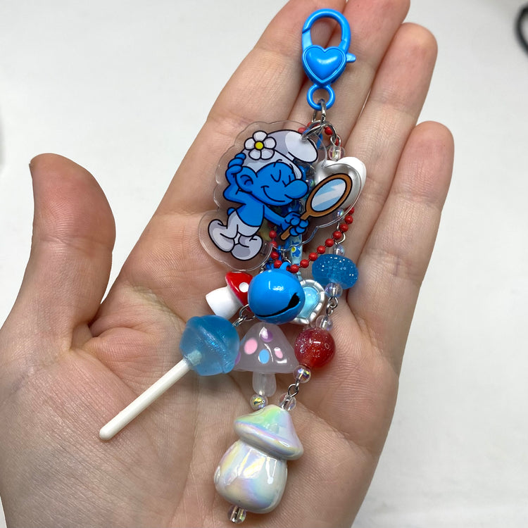 Blue Guy Bagcharm