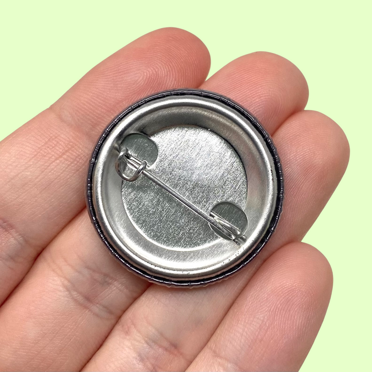 Green Jackolantern 1.25” Button