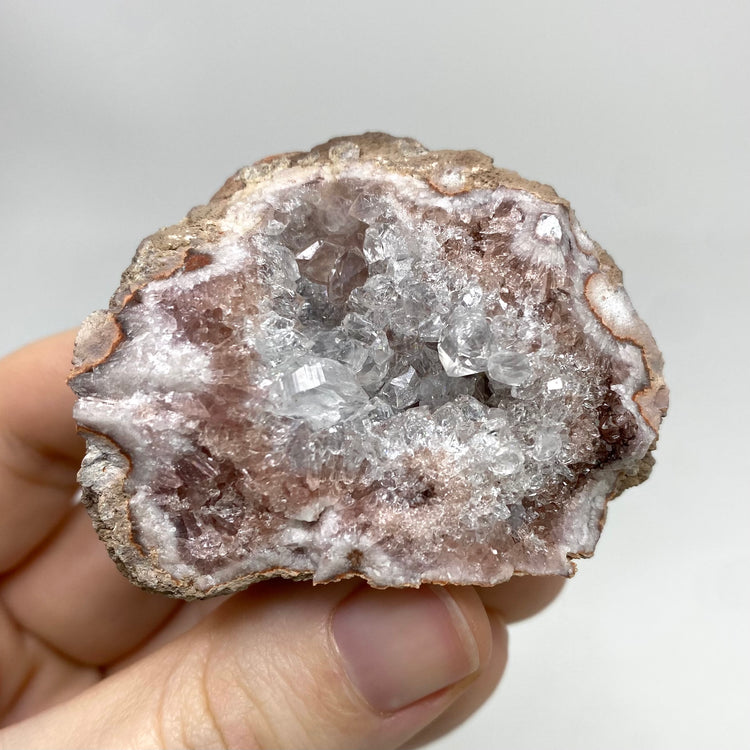 Pink Amethyst Geode Cluster
