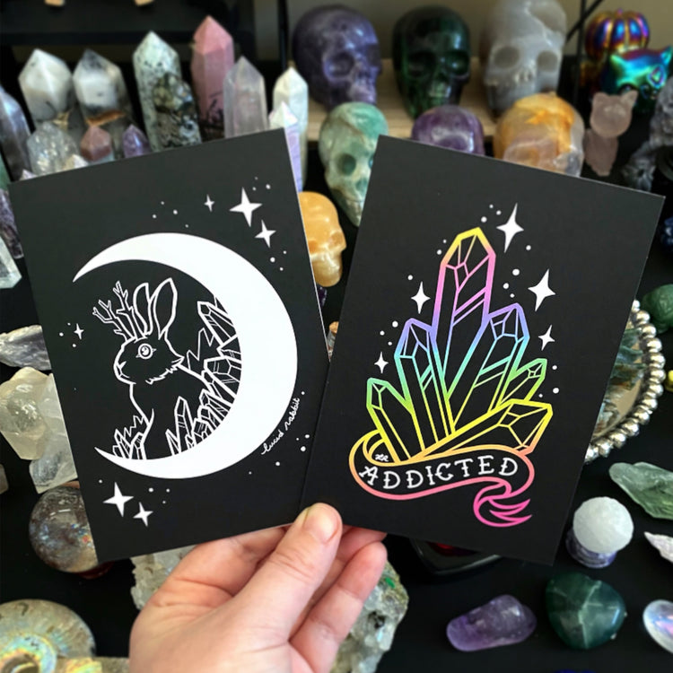 Addicted in Rainbow Greeting Card 4x6