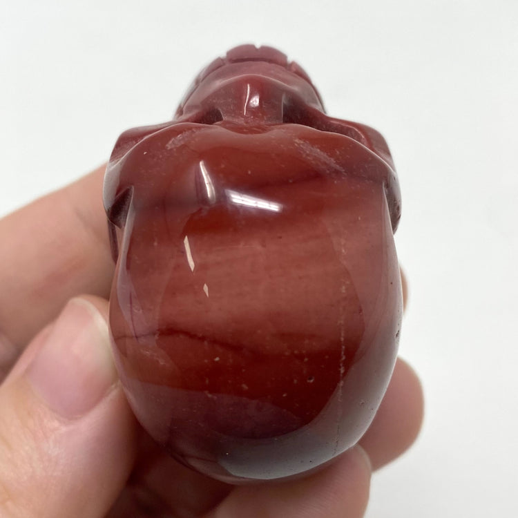 Mookaite Crystal Skull Carving 2