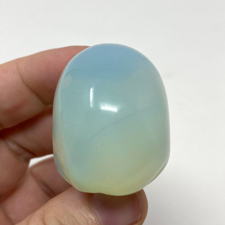 Opalite Skull Carving
