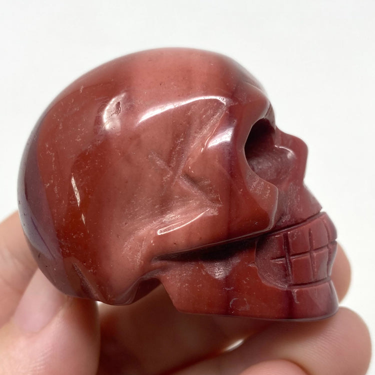 Mookaite Crystal Skull Carving 2