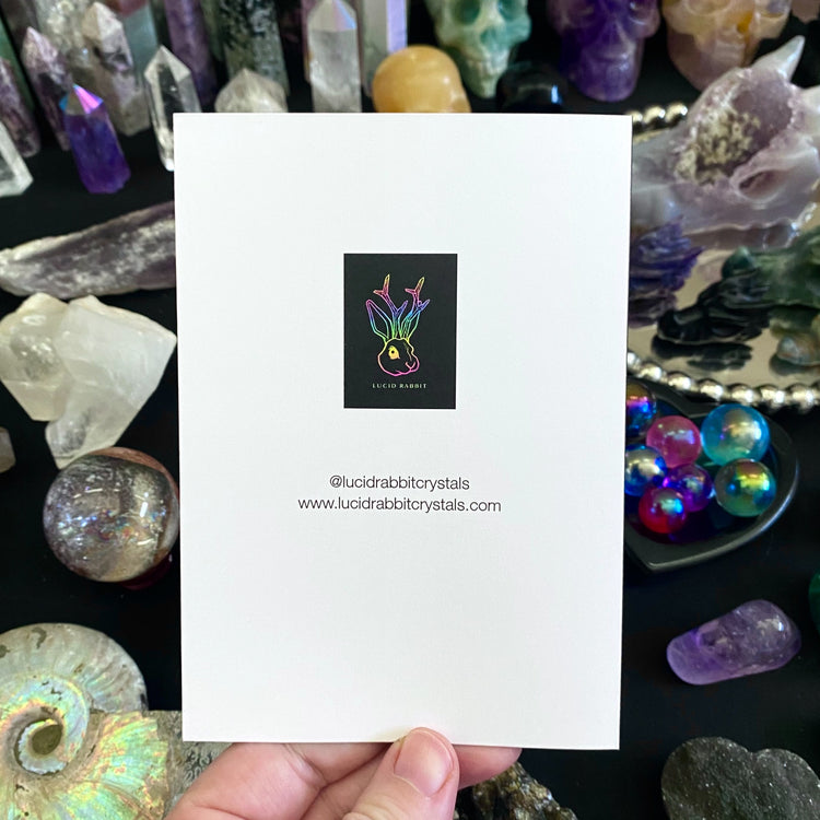 Addicted in Rainbow Greeting Card 4x6