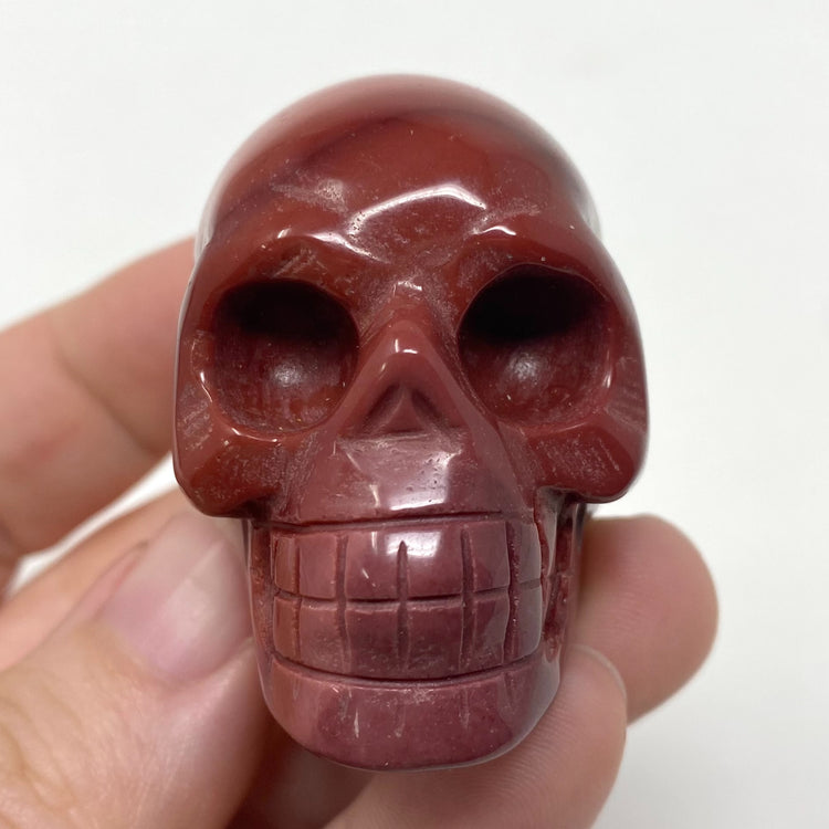 Mookaite Crystal Skull Carving 2