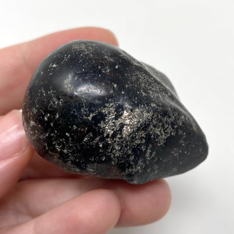 Arfvedsonite Alien Head Carving