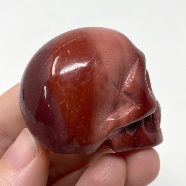 Mookaite Crystal Skull Carving 2