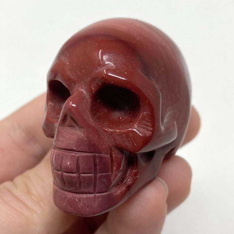 Mookaite Crystal Skull Carving 2