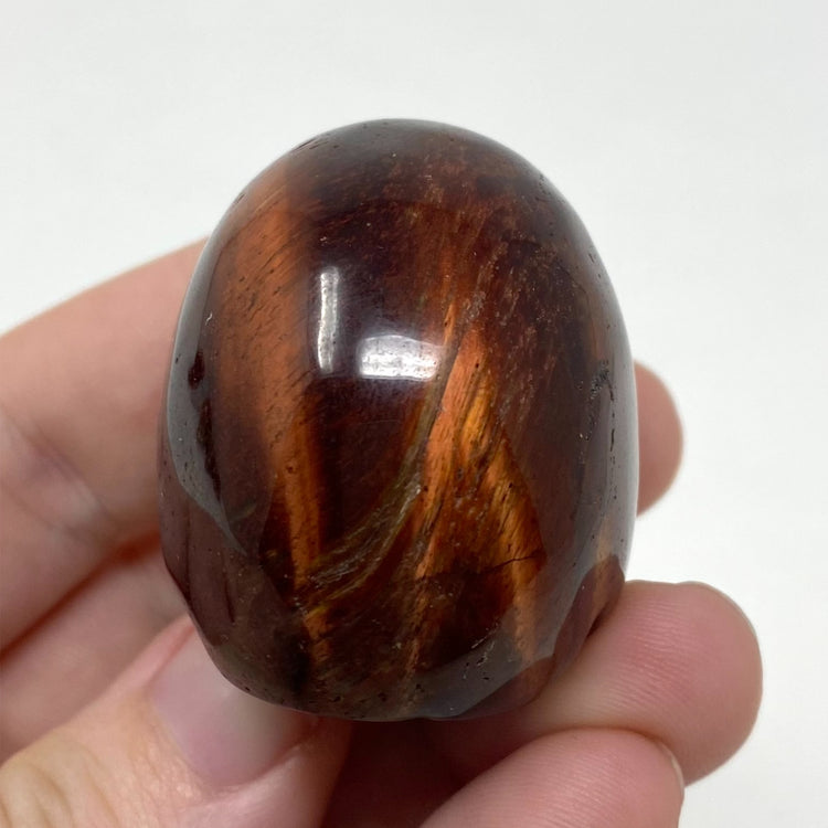 Red Tiger’s Eye Skull Carving