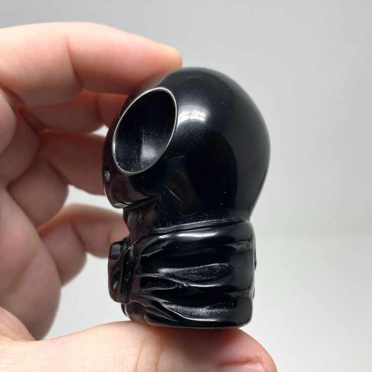 Black Obsidian Bust Carving