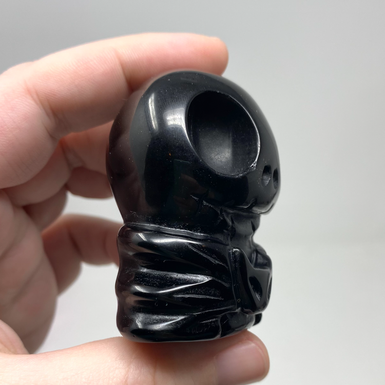 Black Obsidian Bust Carving