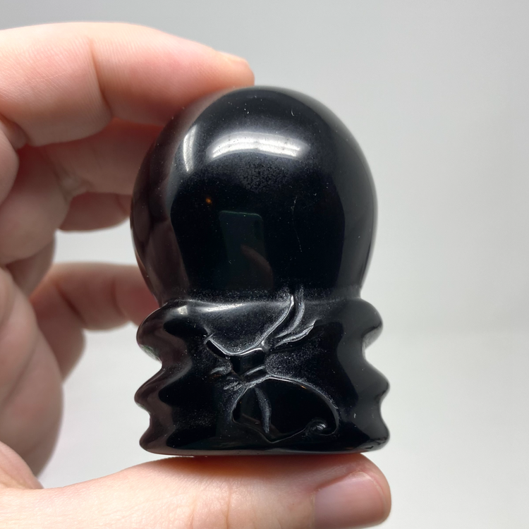 Black Obsidian Bust Carving