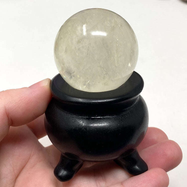 Black Obsidian Cauldron Carving