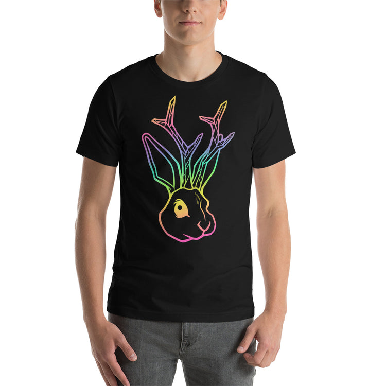 Lucid Rabbit Rainbow Logo Unisex t-shirt
