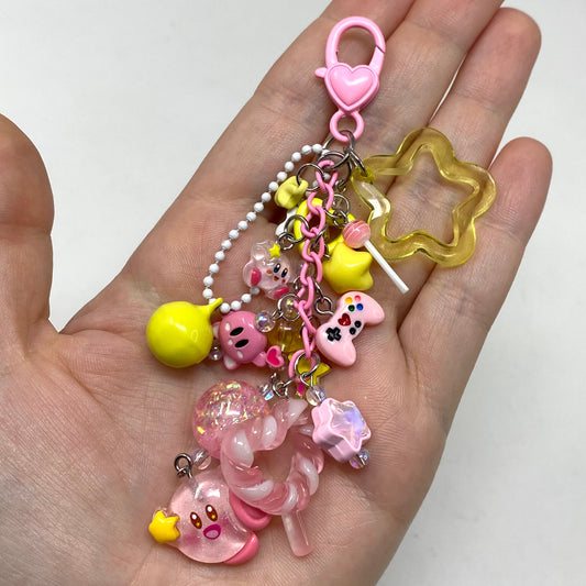 Pink Gamer Bagcharm