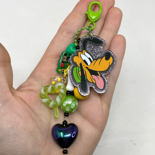 Glitter Dog Bagcharm