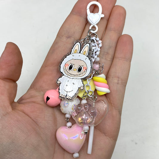 White Monster Bagcharm