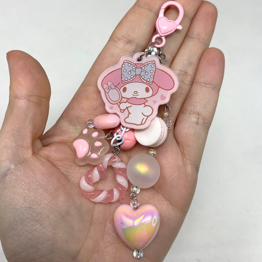 Pink Bunny Bagcharm