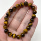 Yellow Tiger’s Eye Crystal Gemstone Bracelet 8mm Beads