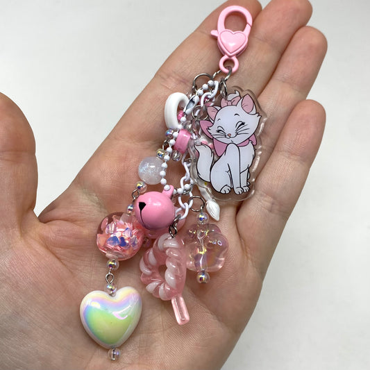 White Cat Bagcharm