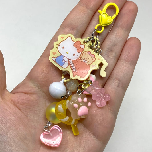 Yellow Cat Bagcharm