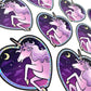 Moondancer Unicorn Holographic Glitter Vinyl Sticker