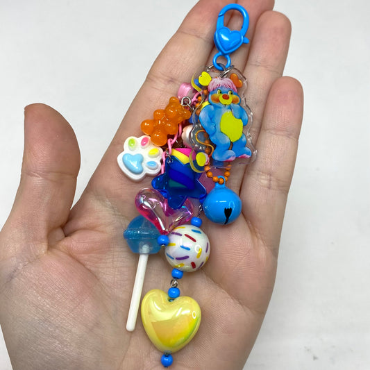 Blue Pop Bagcharm