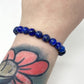 Lapis Lazuli Crystal Gemstone Bracelet 8mm Beads