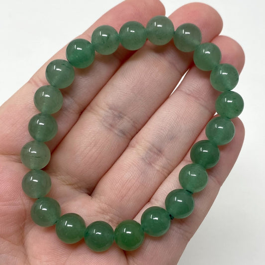 Green Aventurine Crystal Gemstone Bracelet 8mm Beads