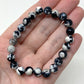 Orca Agate Crystal Gemstone Bracelet 8mm Beads