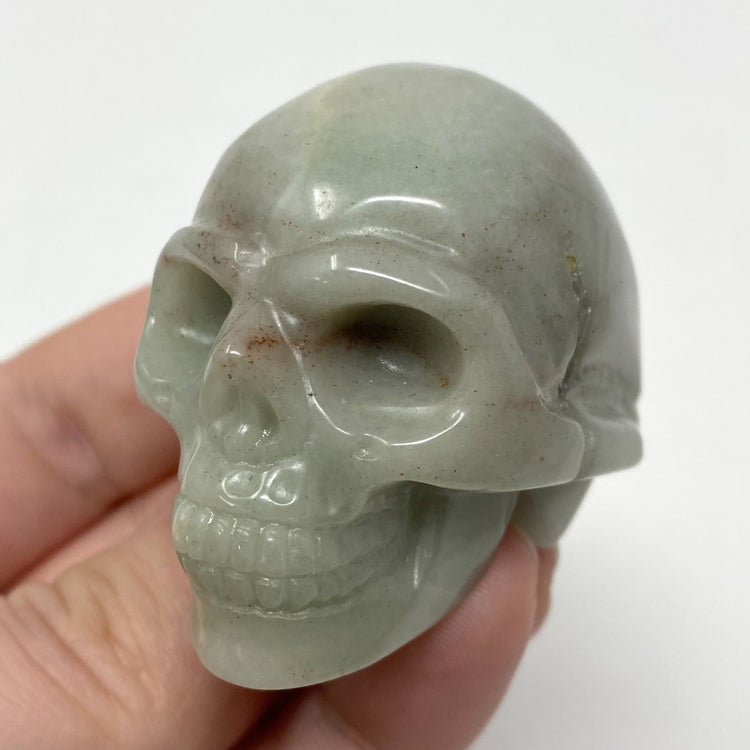 Caribbean Calcite Quartz Skull Carving 2