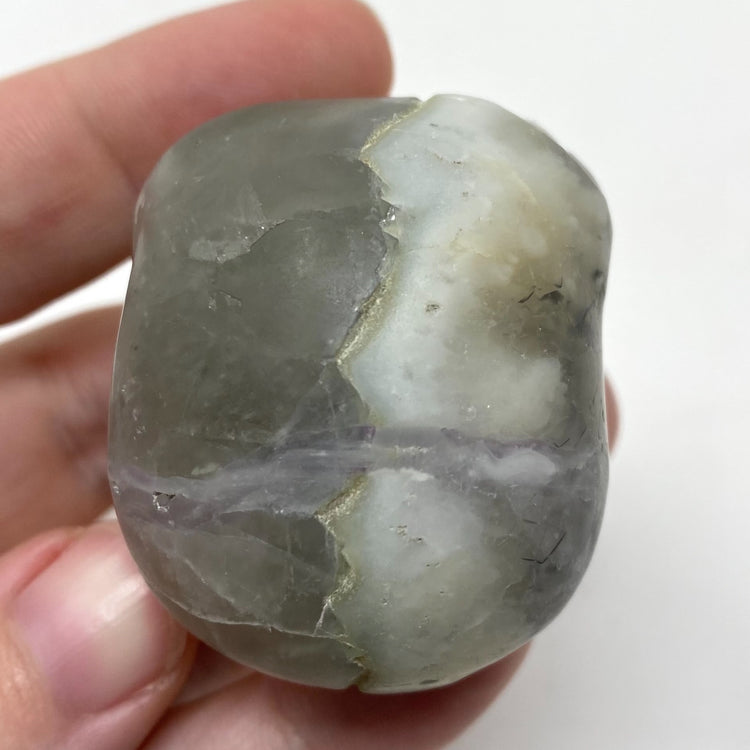 Fluorite Alien Head Carving