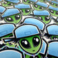 Tomlien Alien Holographic Glitter Vinyl Sticker