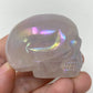 Angel Aura Quartz Skull Carving