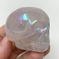 Angel Aura Quartz Skull Carving