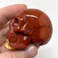 Mookaite Skull Carving