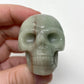 Caribbean Calcite Quartz Skull Carving