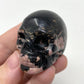 Rhodonite Skull Carving