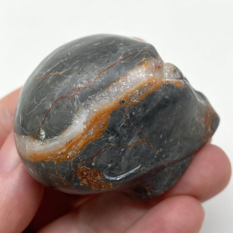 Map Stone Jasper Alien Head Carving 2