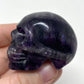 Purple Fluorite Skull Carving