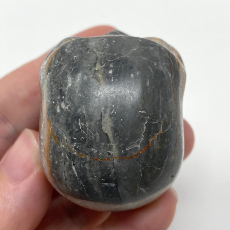 Map Stone Jasper Alien Head Carving 2