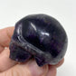 Purple Fluorite Skull Carving