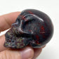 Dragon Bloodstone Skull Carving