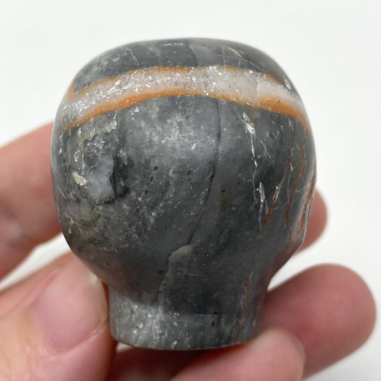 Map Stone Jasper Alien Head Carving 2