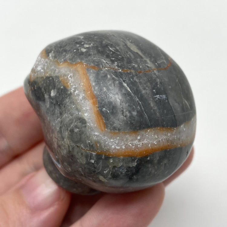 Map Stone Jasper Alien Head Carving 2