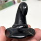 Black Obsidian Witch Hat Carving