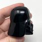 Black Obsidian Vader Helmet Carving