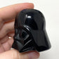 Black Obsidian Vader Helmet Carving