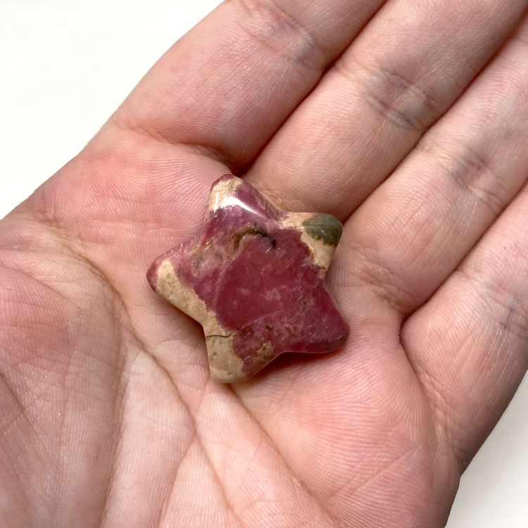 Small Rhodonite Star 2