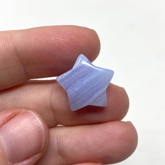 Blue Lace Agate Crystal Mini Star